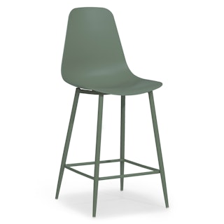 Svelti Counter Stool - Aloe Green
