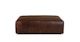 Cigar Rawhide Brown Ottoman - Gallery View 1 of 9.