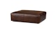 Cigar Rawhide Brown Ottoman - Gallery View 3 of 9.