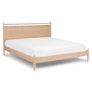 Lenia King Panel Bed - White Oak