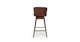 Sede Miller Gray Walnut Swivel Counter Stool - Gallery View 5 of 12.