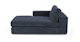 Beta Atlas Blue Left Chaise - Gallery View 6 of 10.