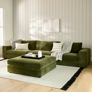 Beta 137" Modular Sofa - Cypress Green