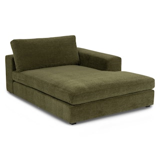Beta 49" Right Chaise Module - Cypress Green