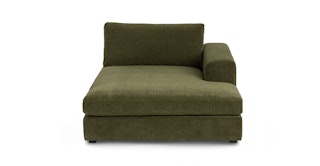 Beta Cypress Green Right Chaise