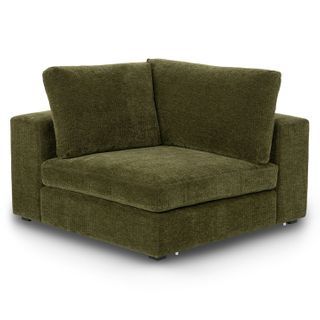 Beta 45" Corner Chair Module - Cypress Green