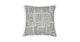Rooth Jacquard Gray Outdoor Pillow - Gallery View 1 of 11.