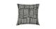 Rooth Jacquard Gray Indoor/Outdoor Pillow - Gallery View 3 of 11.