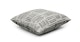 Rooth Jacquard Gray Outdoor Pillow - Gallery View 4 of 11.