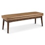 Chantel 56" Leather Bench - Toscana Tan