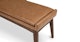 Chantel Toscana Tan 56" Bench - Gallery View 5 of 8.