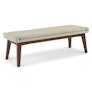 Chantel 56" Bench - Antique Ivory