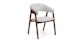 Josra Mist Gray Walnut Dining Chair - Gallery View 1 of 11.