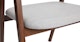 Josra Mist Gray Walnut Dining Chair - Gallery View 8 of 11.