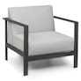 Burkel 30.5" Outdoor Lounge Chair - Cloudy Gray