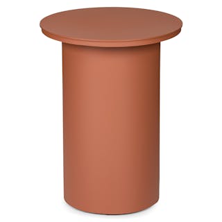 Vardo Outdoor Side Table - Porcelain Orange