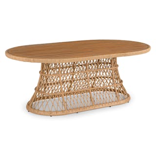 Calliope 78.75" Outdoor Dining Table  - Wicker