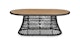 Calliope Black Oval Dining Table - Gallery View 3 of 11.