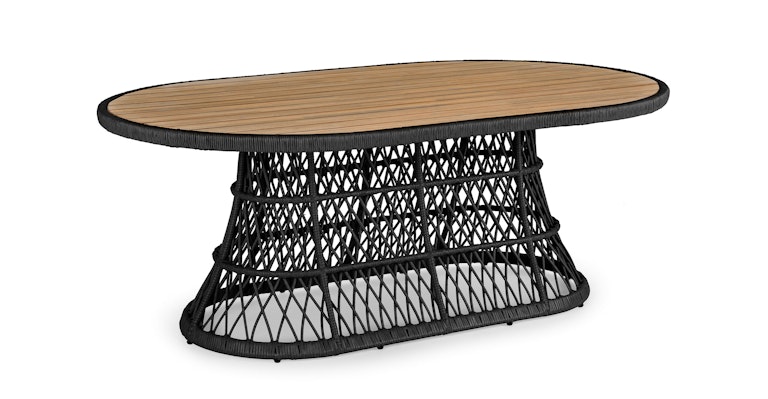 Calliope Black Oval Dining Table - Primary View 1 of 11 (Open Fullscreen View).