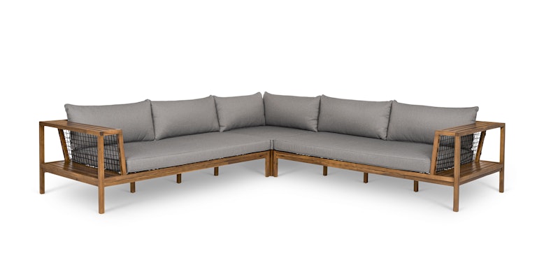 Callais Taupe Gray Sectional - Primary View 1 of 12 (Open Fullscreen View).