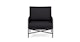 Tody Slate Gray Lounge Chair - Gallery View 3 of 11.