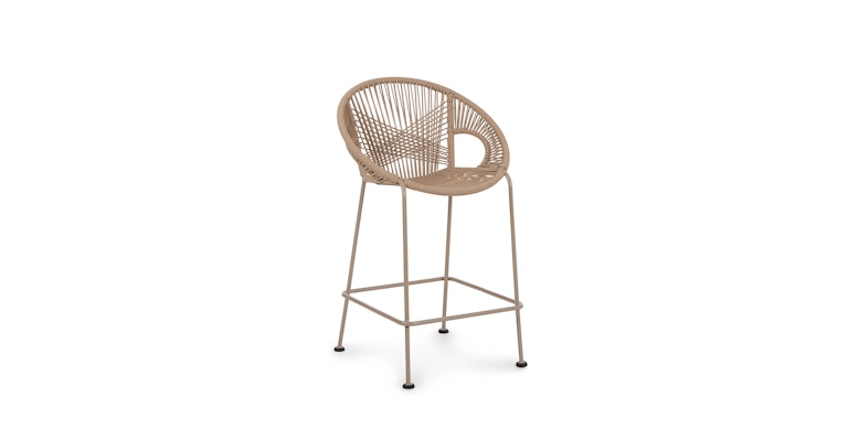 Kasiko White Pepper Counter Stool - Primary View 1 of 12 (Open Fullscreen View).