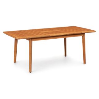 Marol 59" - 78" Outdoor Extendable Dining Table - Bronze Teak
