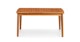 Marol Bronze Teak Dining Table for 6, Extendable - Gallery View 5 of 15.