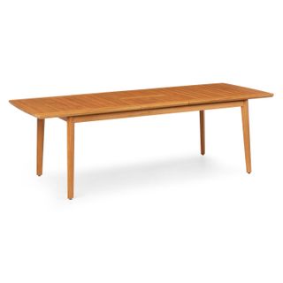 Marol 76.5" - 95.5" Outdoor Extendable Dining Table - Bronze Teak