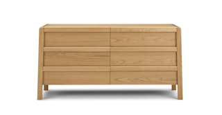 Dalsa Natural Oak 6-Drawer Double Dresser