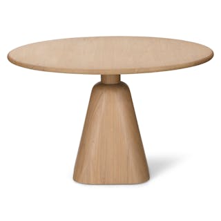 Kurasi 48" Solid Wood Round Dining Table - Natural