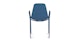 Svelti Berry Blue Stackable Dining Armchair - Gallery View 6 of 11.