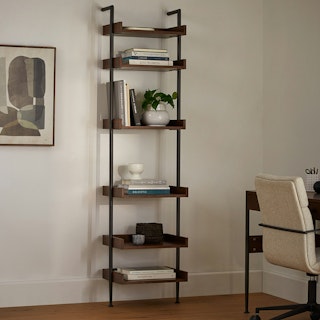 Newberry 19.5" Shelving Unit, Narrow - Walnut