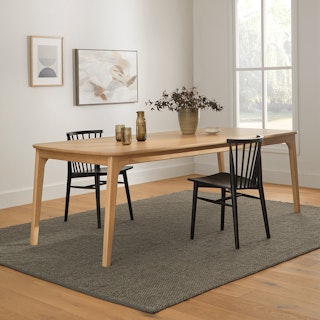 Plumas 92.5" - 112" Extendable Dining Table - White Oak