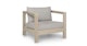 Palmera Dravite Gray Lounge Chair - Gallery View 1 of 13.