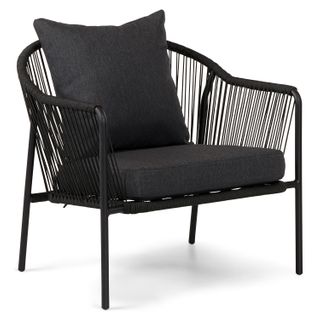 Calicut 33" Outdoor Lounge Chair - Coast Black