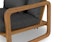 Laholm Sea Black Lounge Chair - Gallery View 8 of 11.