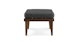 Norma Dravite Black Ottoman - Gallery View 3 of 10.