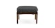 Norma Dravite Black Ottoman - Gallery View 4 of 10.