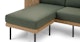 Aby Dravite Green Reversible Sectional - Gallery View 9 of 15.