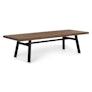 Sardis 118" Outdoor Dining Table - Vintage Brown