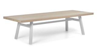 Sardis Driftwood Gray Dining Table for 10