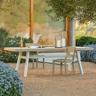 Sardis 94" Outdoor Dining Table - Driftwood Gray