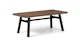 Sardis Vintage Brown Dining Table for 6 - Gallery View 1 of 11.