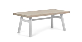 Sardis Driftwood Gray Dining Table for 6
