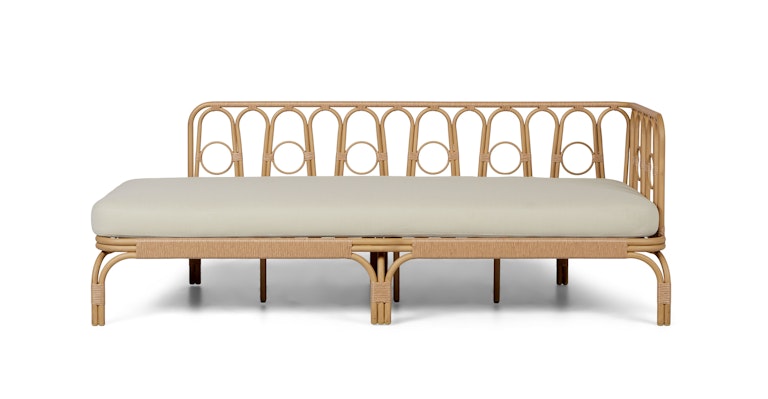 Amarillo Dravite Ivory Chaise Lounge - Primary View 1 of 12 (Open Fullscreen View).