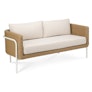Aby 69.5" Outdoor Loveseat - Dravite Ivory -