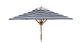 Maria Stripe Navy Umbrella