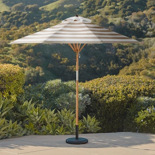 Maria Umbrella - Stripe Taupe