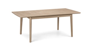 Marol Washed Oak Dining Table for 6, Extendable